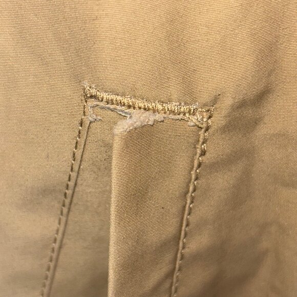 Herschel Supply Co Men's Snap Closure Jacket Size M Beige Khaki Cotton Blend - Picture 9 of 13